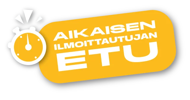 Aikaisen ilmoittautujan etu